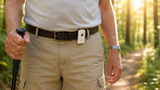 Bouton d’appel mobile GPS porté à la ceinture